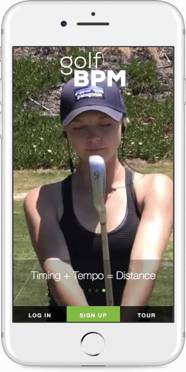 Golf BPM 1 App Screen Shot Jeremy Callahan