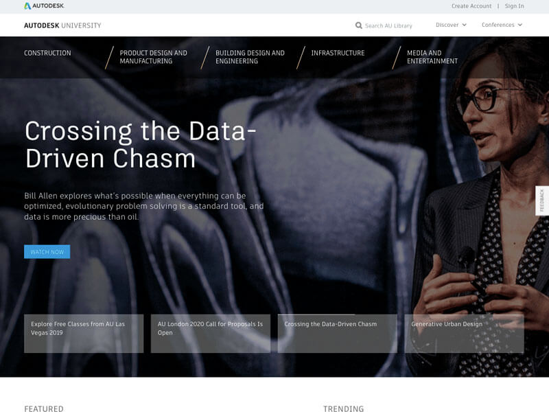 Autodesk University Website