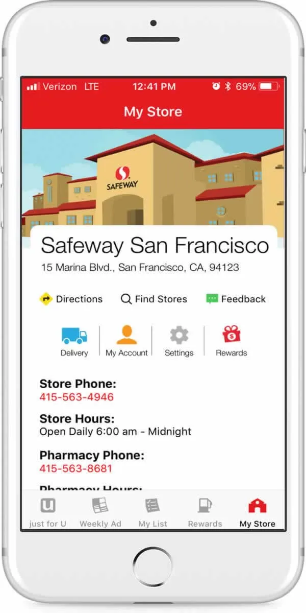 Safeway screenshot 5
